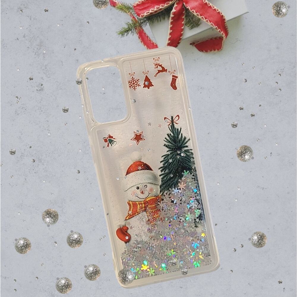 Phone Case Galaxy S20 Plus Winter‎ Wonderland Snowman Christmas Tree Snow